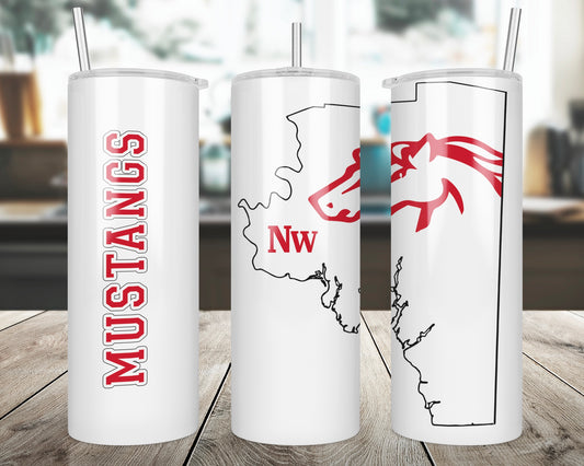 Northwest Elementary Mustangs Tumbler