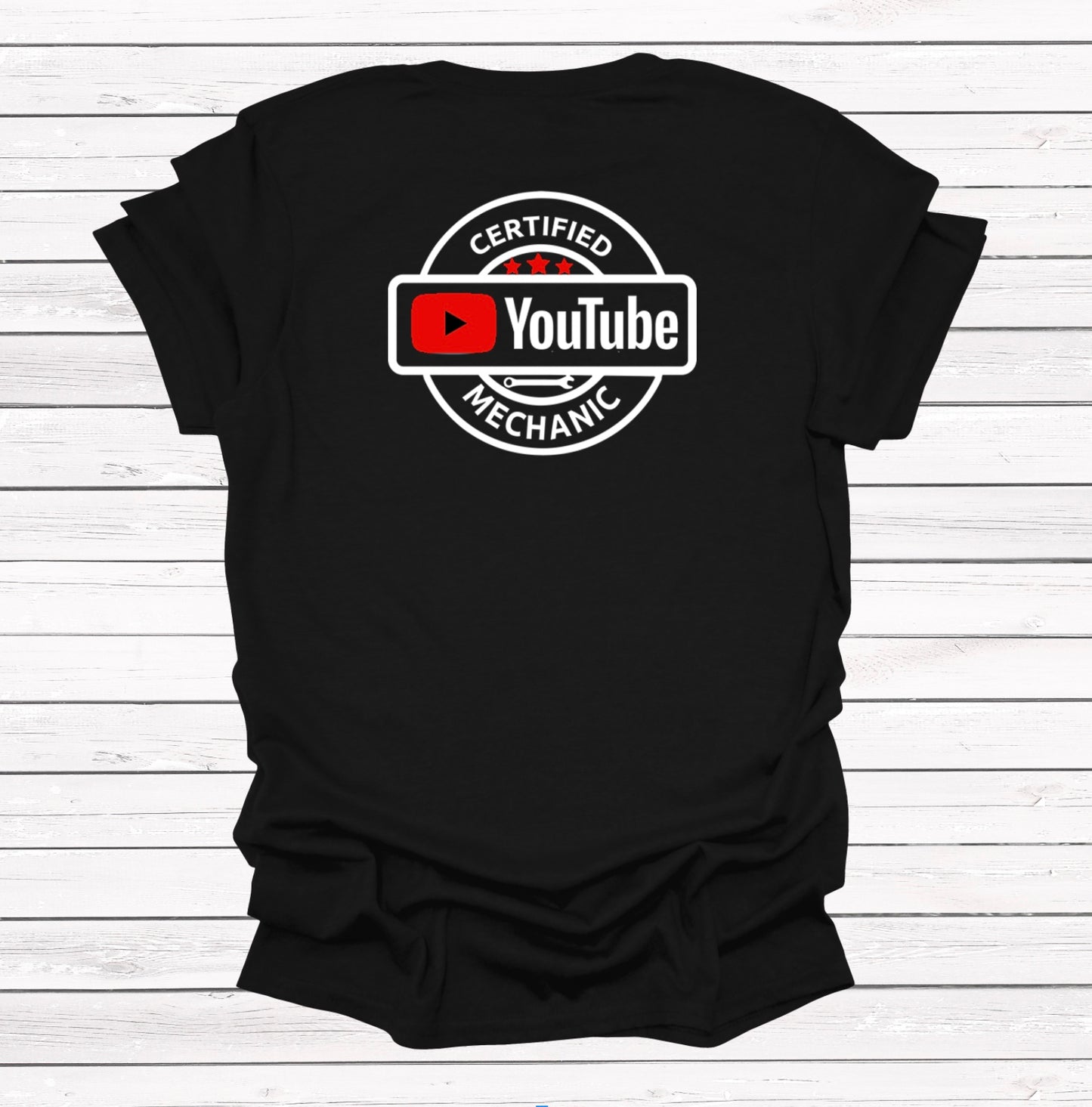 Certified YouTube Mechanic - Graphic Apparel