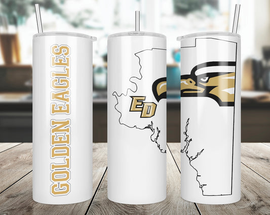 East Davidson Golden Eagles Tumbler