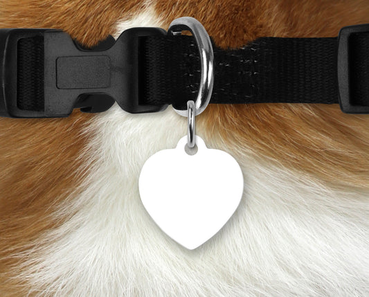 Pet Tag - Heart Shaped - Custom Order