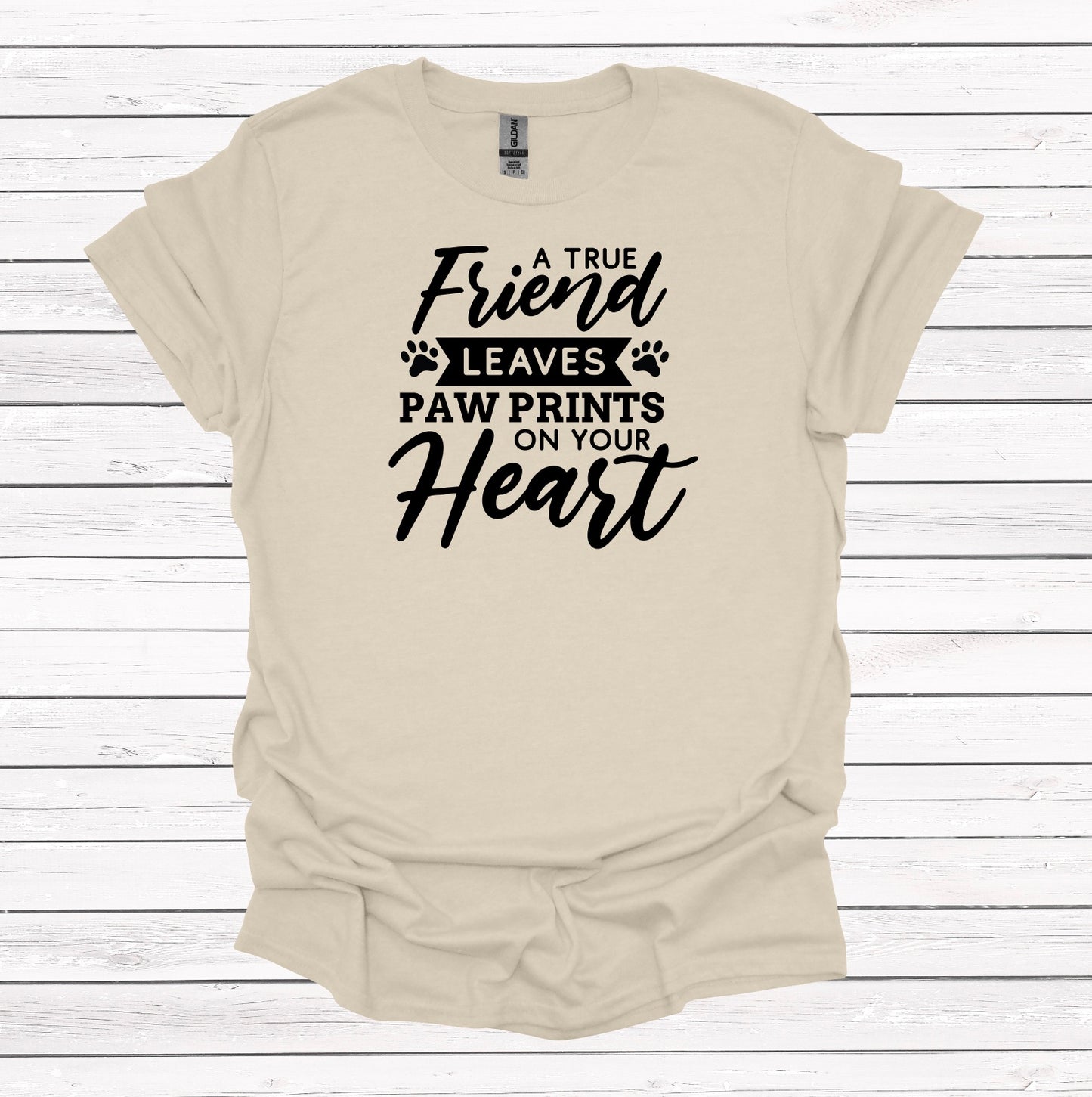 Paw Prints On Your Heart - Graphic Apparel