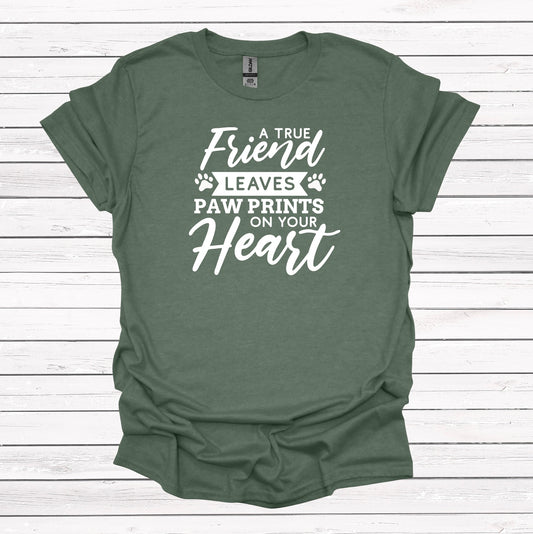 Paw Prints On Your Heart - Graphic Apparel