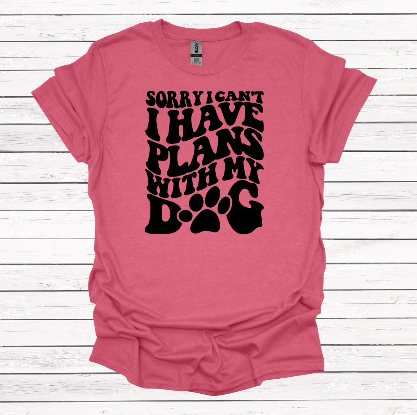 Sorry, I Can't. I Have Plans With My Dog - Graphic Apparel