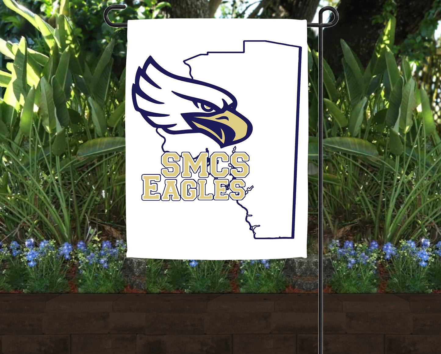 Sheets Memorial Christian School Eagles Garden Flag