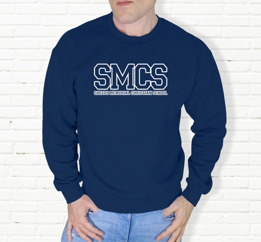 SMCS - Sheets Memorial Christian School - Sweatshirt (Crewneck or Hoodie)