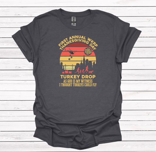 WKRP - Turkey Drop T-Shirt - Version 1