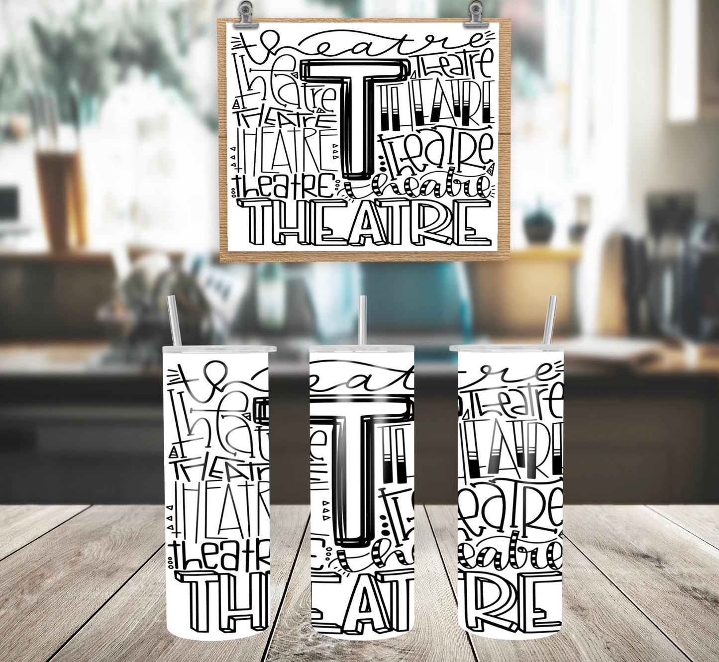 Theatre Graffiti Tumbler