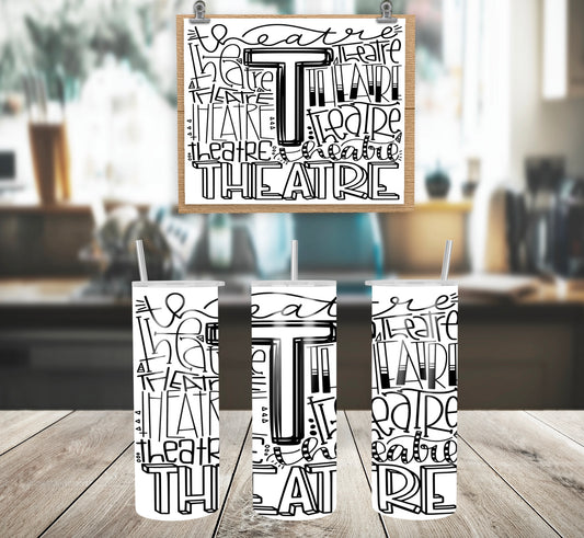 Theatre Graffiti Tumbler